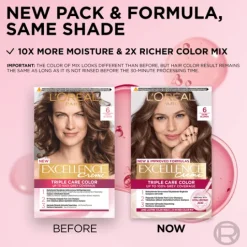 L'Oréal Paris Excellence Creme Permanent Hårfärg 6 Dark Blonde