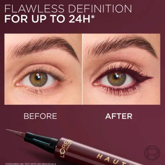 L'Oréal Paris Haute Precision Flytande Eyelinerpenna 050 Bordeaux Cashmere 1 ml