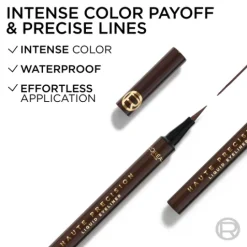 L'Oréal Paris Haute Precision Flytande Eyelinerpenna 020 Brun Leather 1 ml