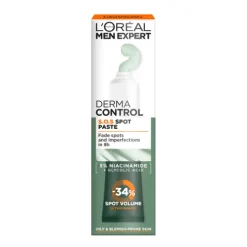 L'Oréal Paris Men Expert Derma Control 2-i-1 punktbehandling & ansiktsmask för oren hud 45 ml