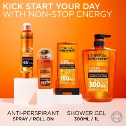 L'Oréal Paris Men Expert Hydra Energetic Shower Gel 1000 ml