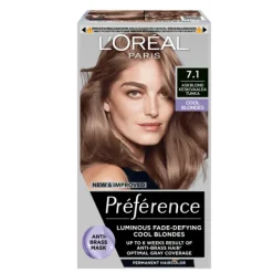 L'Oréal Paris Préférence Cool Blondes Permanent Hårfärg 7.1 Iceland