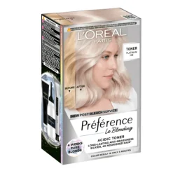 L'Oréal Paris Préférence Le Blonding Acidic Toningsfärg 01 Platinum Ice