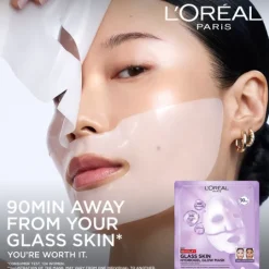 L'Oréal Paris Revitalift Filler Glass Skin Hydrogel Glow Mask