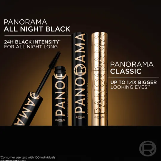 L'Oréal Paris Volume Million Lashes Panorama All Night Mascara Extra Black 9,9 ml