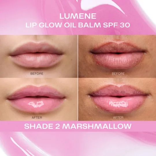 Lumene Lip Glow Oil Balm SPF30 2 Marsmallow 10 ml