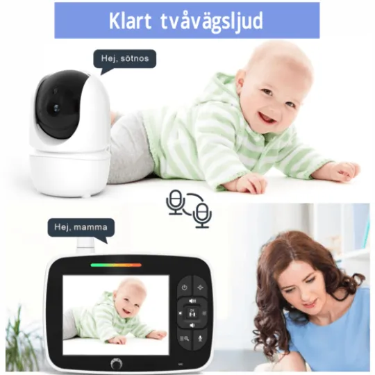 Luna Bambini Baby Monitor Classic med 3,5" färgskärm