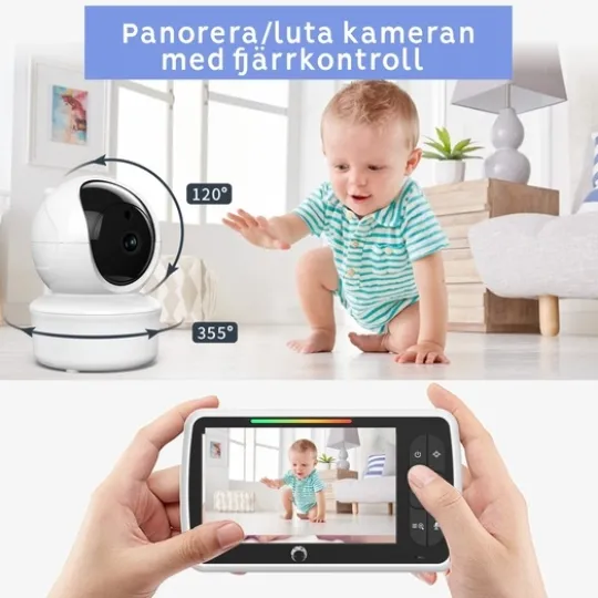 Luna Bambini Baby Prestige med 5" färgskärm