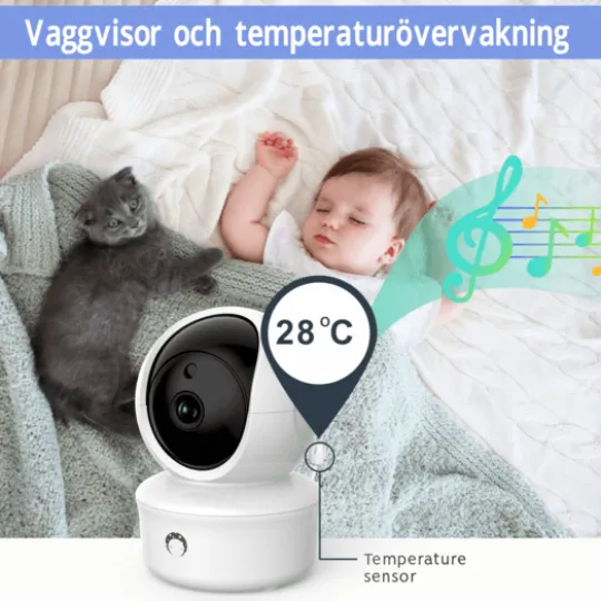 Luna Bambini Baby Prestige med 5" färgskärm