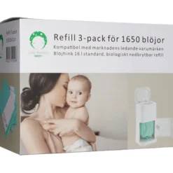 Luna Bambini Refill 3 pack (rymmer 3 x 550 blöjor)