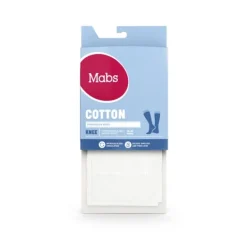 Mabs Cotton Knee White L