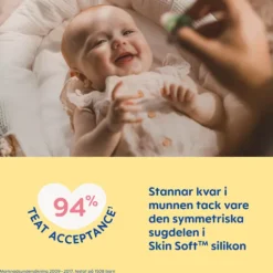 MAM Air Night Silicone 16-36 mån Neutral 2-pack