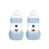 MAM Easy Start Anti-Colic 160 ml Blue 2 st