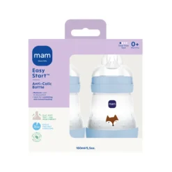 MAM Easy Start Anti-Colic 160 ml Blue 2 st