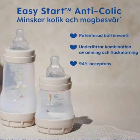 MAM Easy Start Anti-Colic 160 ml Neutral 2 st