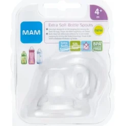 MAM Extra Soft Drickpip 4+ månader 2-pack