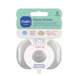 MAM Nipple Shields Medium 2-pack