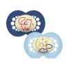 MAM Original Night Silicone 6-16 mån Blue 2-pack