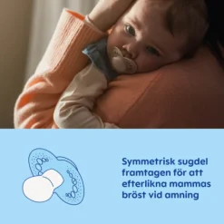 MAM Original Night Silicone 6-16 mån Blue 2-pack