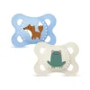 MAM Original Silicone 0-6 mån Blue 2-pack
