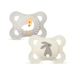 MAM Original Silicone 0-6 mån Neutral 2-pack