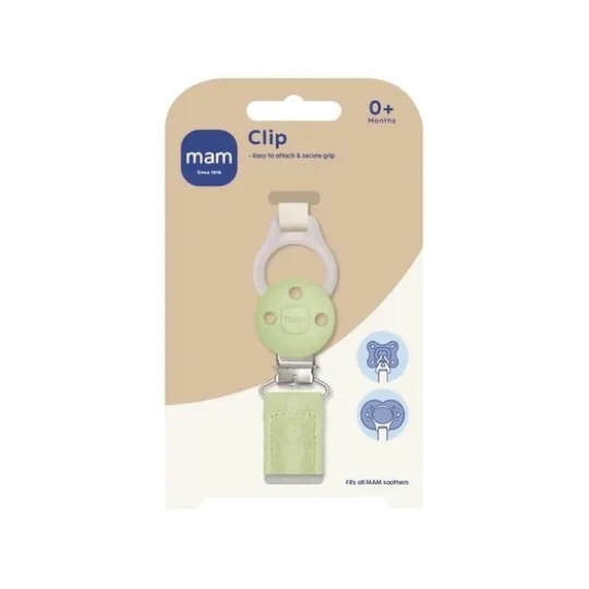MAM Pacifier Clip Green