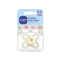 MAM Start Night 0-2 mån Silikon Neutral 1-pack