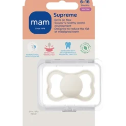 MAM Supreme Silicone 6-16 mån Neutral Unprinted