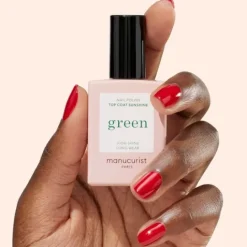 Manucurist Green Sunshine Top Coat Rose 15 ml