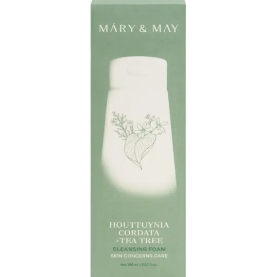 Mary&May Houttuynia Cordata+Tea Tree Cleansing Foam 150 ml
