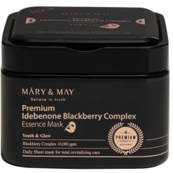 Mary&May Premium Idebenone Blackberry Complex Essence Mask 20 st