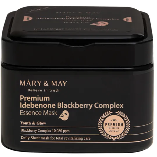 Mary&May Premium Idebenone Blackberry Complex Essence Mask 20 st