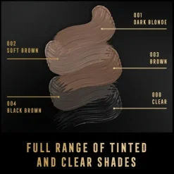 MAX FACTOR 2000 Calorie Volumizing Brow Gel Black Brown