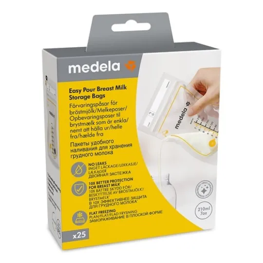 Medela Easy Pour förvaringspåsar för bröstmjölk 25-pack