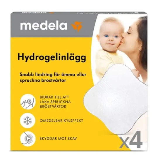 Medela Hydrogel inlägg 4-pack