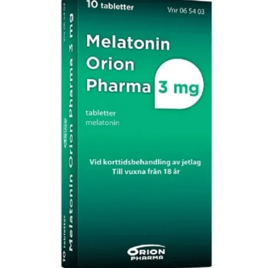 Melatonin Orion Pharma 3 mg 10 tablett(er) Tablett