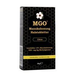 MGO Manukahonung Halstabletter Citron 300+ 60 g