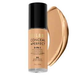 Milani Conceal + Perfect 2-in-1 Foundation + Concealer Warm Beige 30 ml