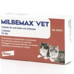 Milbemax Vet. Små Katter och Kattungar Filmdragerad Tablett 2 styck