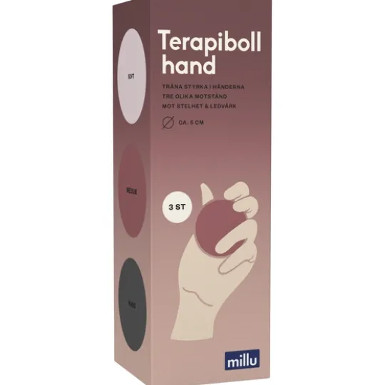 Millu Handterapibollar 3 st