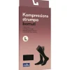 Millu Kompressionsstrumpa Bomull Klass 1 Svart L