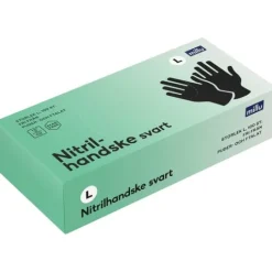Millu Nitrilhandske Svart L 100 st