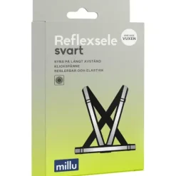 Millu Reflexsele Vuxen Svart One-Size