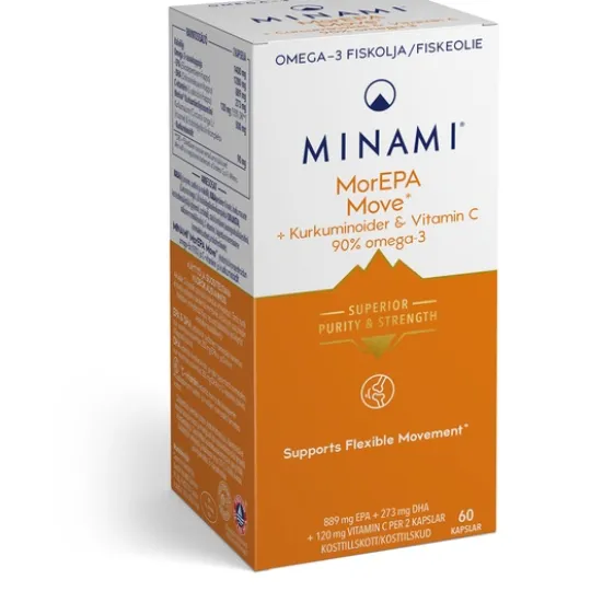 Minami MorEPA Move Omega-3 90% 60 kapslar