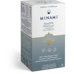 Minami MorEPA Platinum Omega-3 90% 60 kapslar