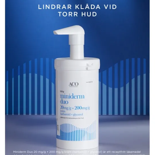 Miniderm Duo Kräm 2% Karbamid 20% Glycerol 500 g