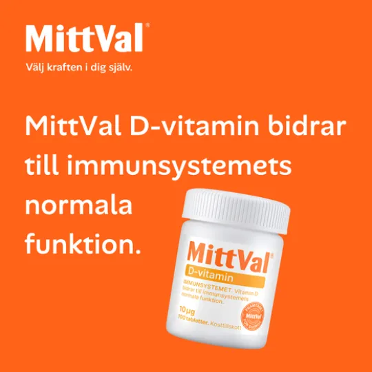 MittVal D-vitamin 100 tabletter