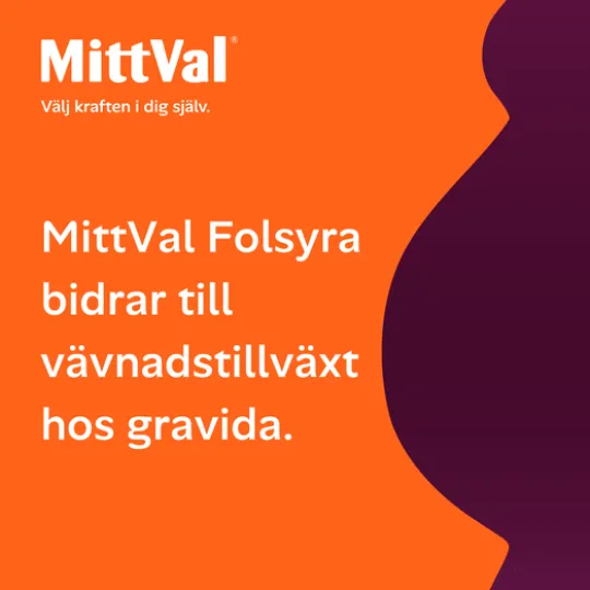 MittVal Folsyra 100 tabletter