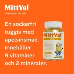 MittVal Vitaminions Multivitamin Barn 60 tuggtabletter