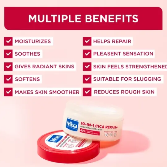 Mixa 10-in-1 Cica Repair+ Repairing Ointment 150 ml